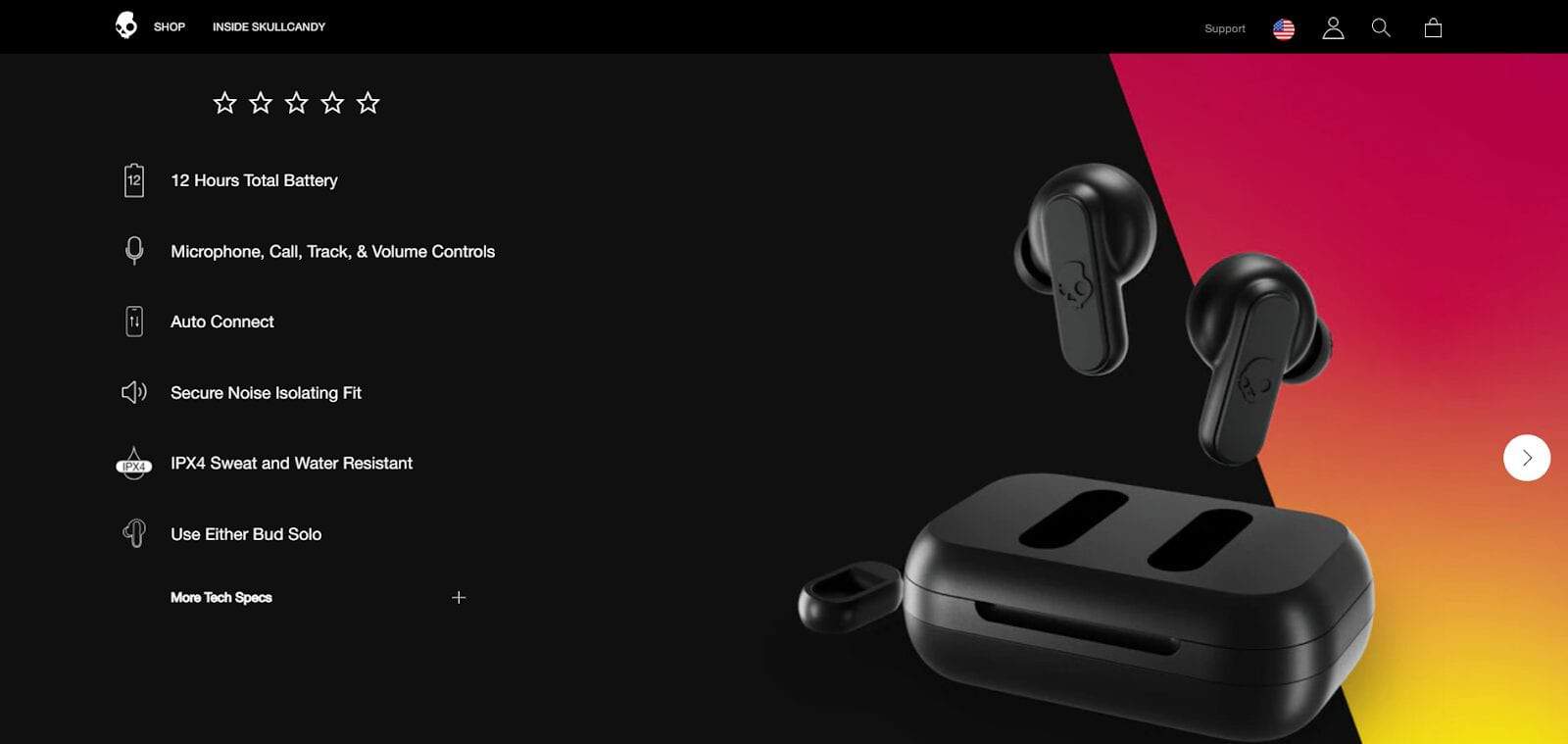 Skullcandy Website