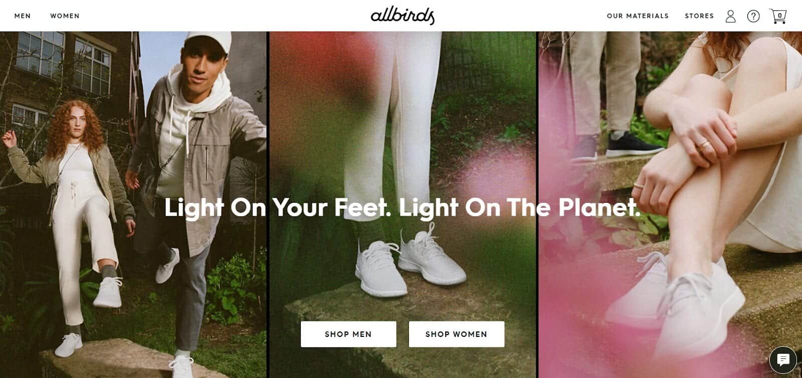 Allbirds Website